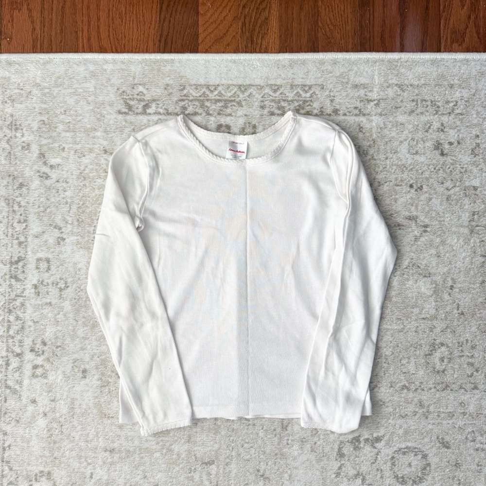 Hanna Andersson Ribbed Long Sleeve Tee